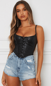 Slim-Fit-Weste mit U-Ausschnitt